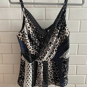 Cabi Crossover Cami Animal Print NWOT Size 6